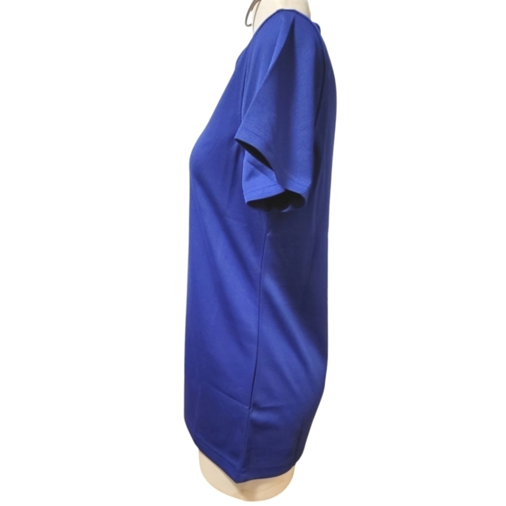 Clique Women's Polo Shirt In Tour Blue Size Med NWOT - Picture 3 of 7